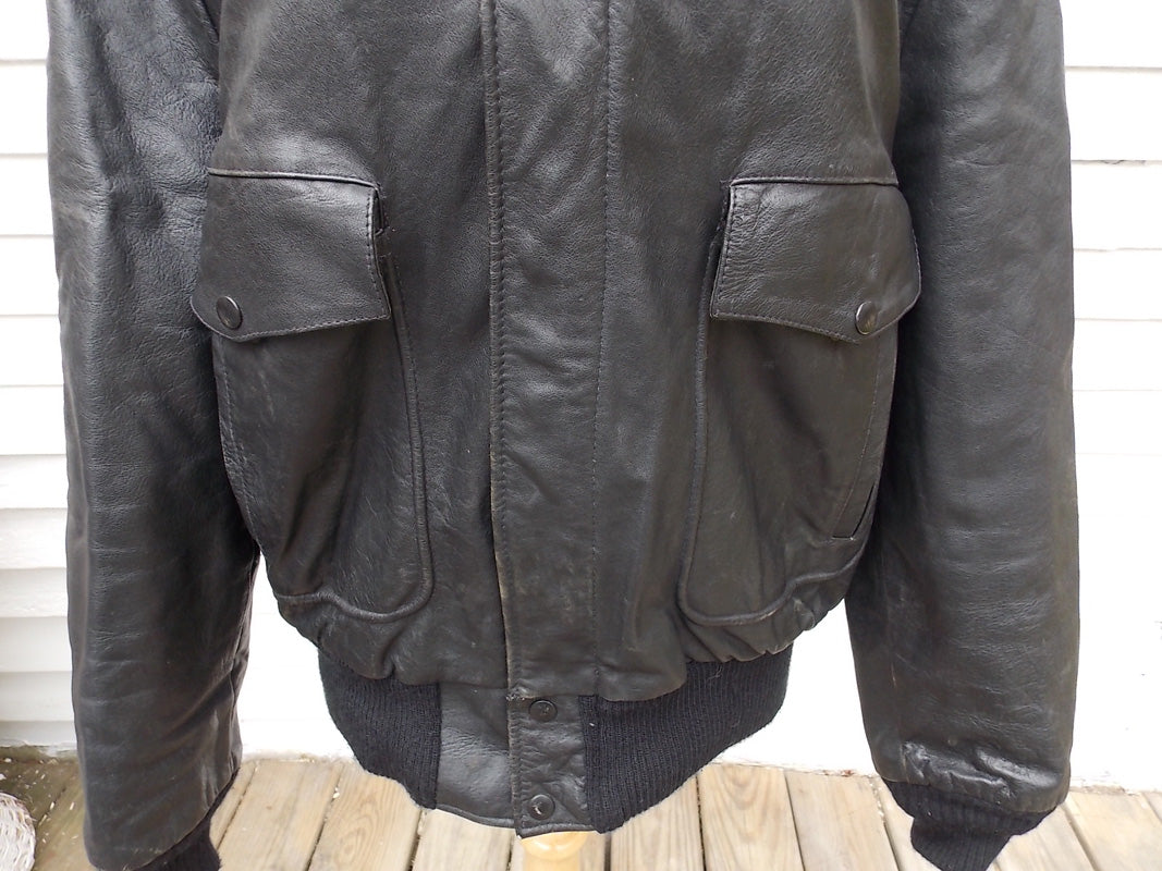 Callister Leather Bomber Vintage Jacket