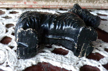 Load image into Gallery viewer, Vintage Metal Scottie Dog Figurine Paperweight Black Red Collar