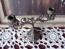 Load image into Gallery viewer, Vintage Goth Art Nouveau Style Candle Holder Floral