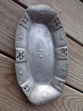 Load image into Gallery viewer, Vintage Floral Pewter Tray GOMIL 97% Portugal