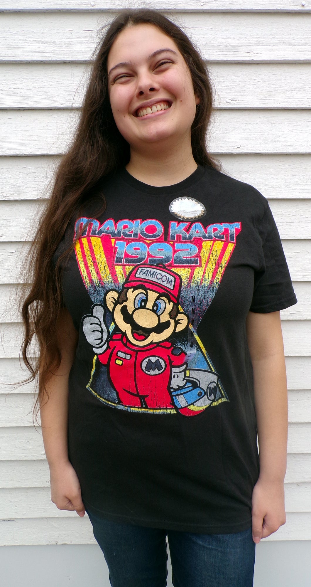 NOS 2021 Nintendo Mario Kart 1992 Famicon T-Shirt Medium Unisex