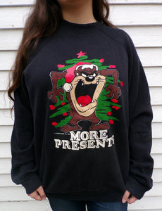 1989 Artex Vintage Taz Sweatshirt XL Unisex Tazmanian Devil Looney Tunes