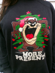1989 Artex Vintage Taz Sweatshirt XL Unisex Tazmanian Devil Looney Tunes