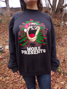 1989 Artex Vintage Taz Sweatshirt XL Unisex Tazmanian Devil Looney Tunes