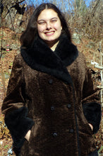 Load image into Gallery viewer, Vintage Faux Fur Peacoat Princess Steampunk Davis Jonathan Logan  L