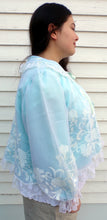 Load image into Gallery viewer, Vintage Odette Barsa Floral Lace Bed Jacket Robe