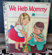 Load image into Gallery viewer, Vtg 70&#39;s We Help Mommy, Where Did the Baby Go, Who Comes To Your House Little Golden Books