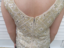 Load image into Gallery viewer, Regalia Vintage Sequin Beaded Rhinestone Top Shell M