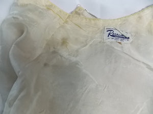 Regalia Vintage Sequin Beaded Rhinestone Top Shell M