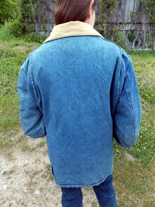 Vintage L.L. Bean Denim Barn Jacket Lined L