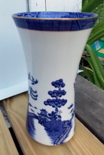 Vintage Royal Doulton Booths Real  Old Willow Vase