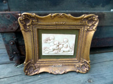 Load image into Gallery viewer, Vintage Syroco Art  Picture &amp; Cherub Wall Art  Hollywood Regency