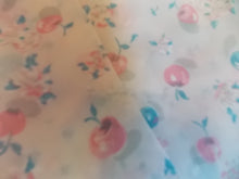 Load image into Gallery viewer, Vintage CHERRIES Campus Girl Robe Pink &amp; Blue Semi Sheer