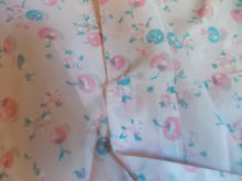Load image into Gallery viewer, Vintage CHERRIES Campus Girl Robe Pink &amp; Blue Semi Sheer