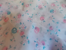 Load image into Gallery viewer, Vintage CHERRIES Campus Girl Robe Pink &amp; Blue Semi Sheer