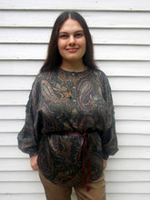 Load image into Gallery viewer, Vintage Escada Paisley Print Silk Blouse 36