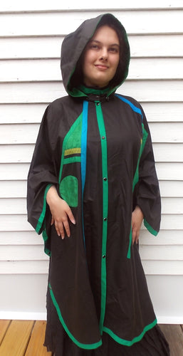 IRIS MANSARD Vintage Rain Cape Free Size