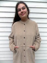 Load image into Gallery viewer, Orvis Corduroy Jumper Dress Large Womans Beige Tagged