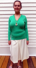 Load image into Gallery viewer, Vintage Givenchy Sport Green Sweater V-Neck 36
