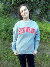 Load image into Gallery viewer, Russell Browning Athletic Sweatshirt S Gray &amp; Red