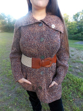 Load image into Gallery viewer, Vintage Scotland Wool Cowichan Cardigan Sweater L