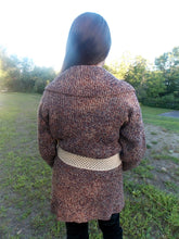 Load image into Gallery viewer, Vintage Scotland Wool Cowichan Cardigan Sweater L