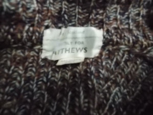 Vintage Scotland Wool Cowichan Cardigan Sweater L