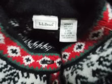 Load image into Gallery viewer, Vintage L.L. BEAN WOOL SNOWFLAKE FAIR ISLE SWEATER L Woman&#39;s Pre-owned