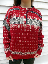 Load image into Gallery viewer, Vintage L.L. Bean Nordic Holiday Sweater Large