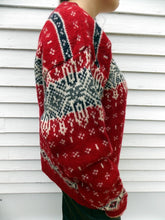 Load image into Gallery viewer, Vintage L.L. Bean Nordic Holiday Sweater Large