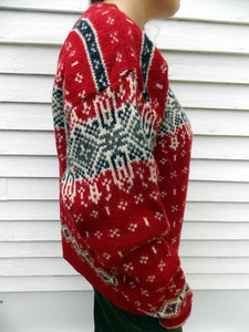 Vintage L.L. Bean Nordic Holiday Sweater Large
