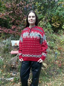 Vintage L.L. Bean Nordic Holiday Sweater Large