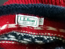 Load image into Gallery viewer, Vintage L.L. Bean Nordic Holiday Sweater Large