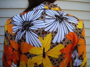 Herve Benard by Benard Holtzman Used Flower Blazer 16