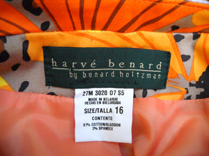 Herve Benard by Benard Holtzman Used Flower Blazer 16