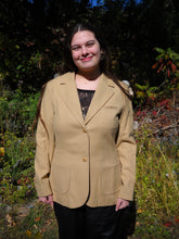 Load image into Gallery viewer, Vintage Young Pendleton Wool Blazer 11/12 Beige