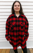 Load image into Gallery viewer, JOHNSON Woolen Mills Red Plaid Wool Men&#39;s Shirt L Hunting