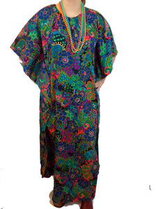 Vintage Mui Mui Hippie Maxi Dress One Size