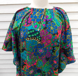 Vintage Mui Mui Hippie Maxi Dress One Size