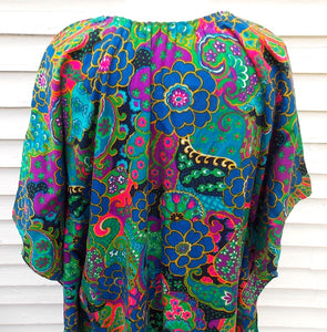 Vintage Mui Mui Hippie Maxi Dress One Size