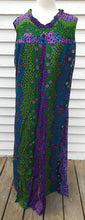 Load image into Gallery viewer, BJ&#39;s Hawaiian Vintage Maxi Dress Floral Mui Mui M L