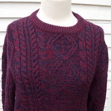 Load image into Gallery viewer, Vintage Lord &amp; Taylor Wool Mens Sweater Cable Knit Medium