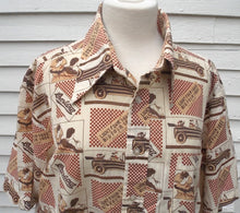 Load image into Gallery viewer, Vintage 80&#39;s Wards Classic Cars Mens Shirt XL