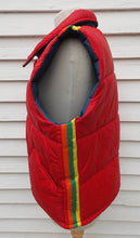 Load image into Gallery viewer, Vintage Red Striped Ski Vest L Weather Watcher