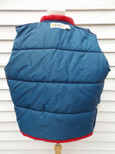 Load image into Gallery viewer, Vintage Red Striped Ski Vest L Weather Watcher