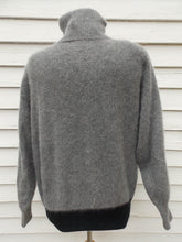 Load image into Gallery viewer, NWT Vintage 80&#39;s Angora Sweater Fuzzy Op Art Abstract  L