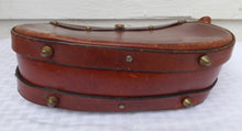 Load image into Gallery viewer, Vintage John Romain Western Boho Purse Horseshoe Clasp Brown