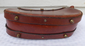 Vintage John Romain Western Boho Purse Horseshoe Clasp Brown