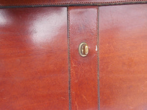 Vintage John Romain Western Boho Purse Horseshoe Clasp Brown