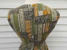 Load image into Gallery viewer, Vintage 50&#39;s 60&#39;s Day Dress Shirt Dress Woman&#39;s Gents Ladies Print XS S Pre-owned